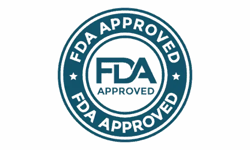 FDA Approved logo for Flash Burn supplement, ensuring product safety and compliance with health regulations.